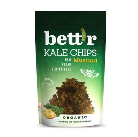 Chips de kale à la moutard et oignon 30g bett'r