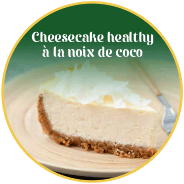 Cheesecake healthy à la noix de coco  