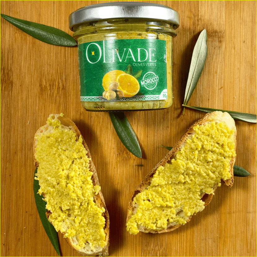 Tapenade : Olivade Acidulée -  Olives vertes, Citron - 90 g