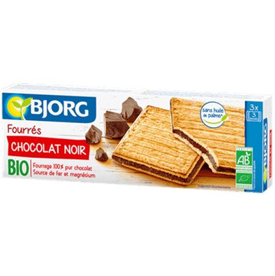 Biscuits fourrés Chocolat noir Bio 150G
