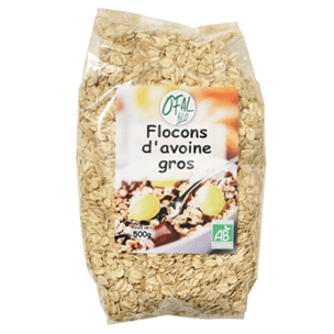 Flocons d'Avoine gros - 500g - Bio 