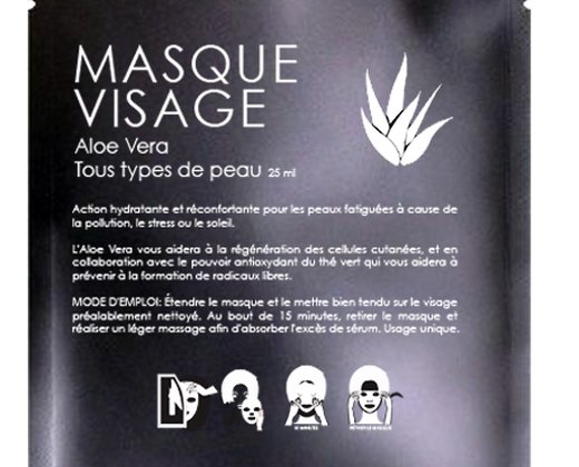 Masque tissu à l’aloe Vera - 5g