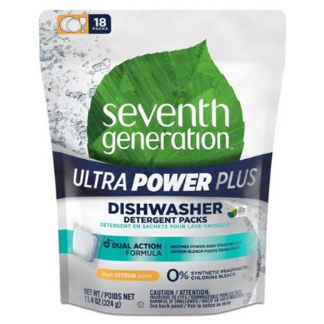Détergent pour lave vaisselle automatique Ultra Power  - 18 sachets