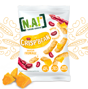 Crisp’Bean saveur Fromage - 50g