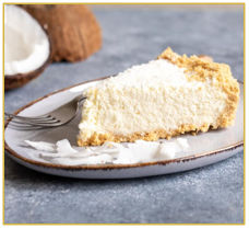 Cheesecake healthy à la noix de coco  